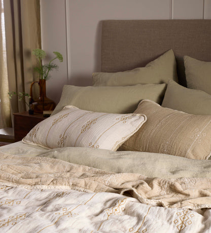 Soft Sage 100% Linen Bed Linen