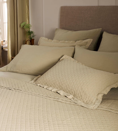 Soft Sage 100% Linen Bed Linen
