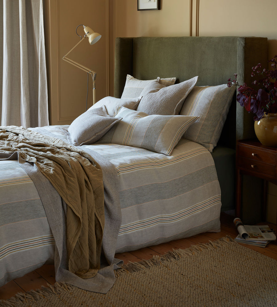 Sophie Stripe 100% Linen Bed Linen – Secret Linen Store