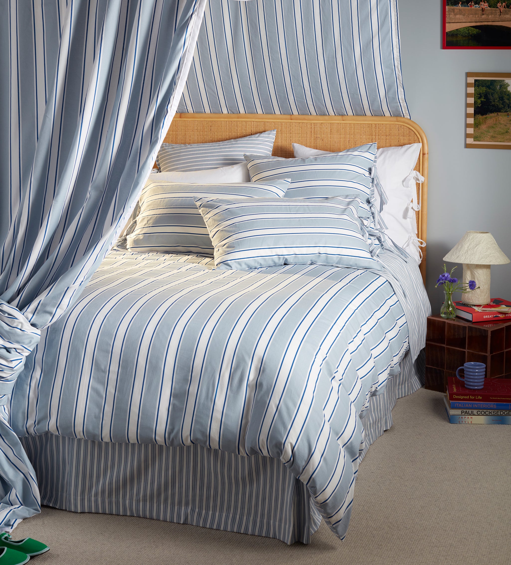 Glassette Teddy Stripe 100% Cotton Bed Linen