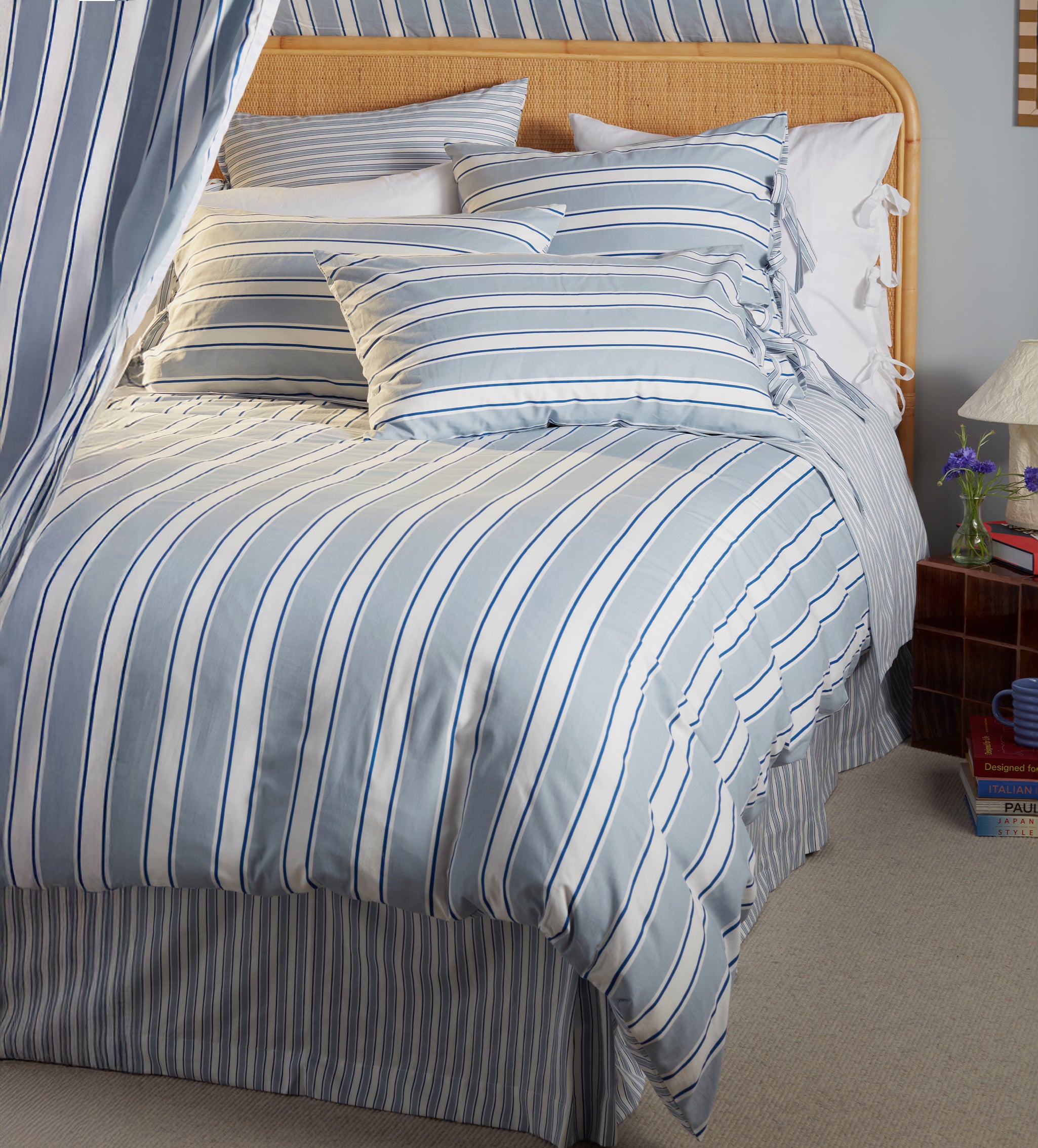 Glassette Teddy Stripe 100% Cotton Bed Linen