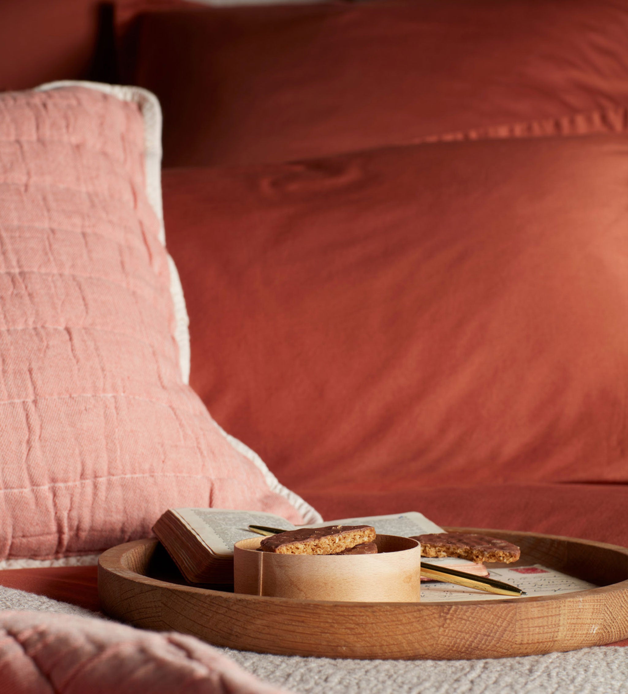 Terracotta Super Soft 100% Cotton Oxford Pillowcase