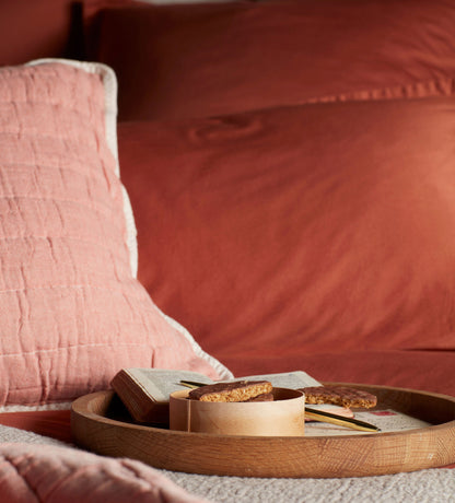 Terracotta Super Soft 100% Cotton Oxford Pillowcase