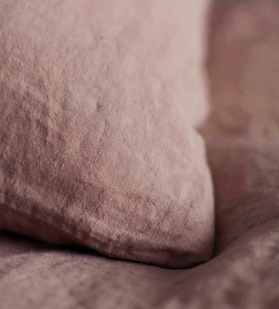 Vintage Rose 100% Linen Housewife Pillowcase