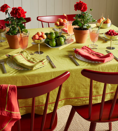 Glassette Vine 100% Linen Napkins - Set of 4