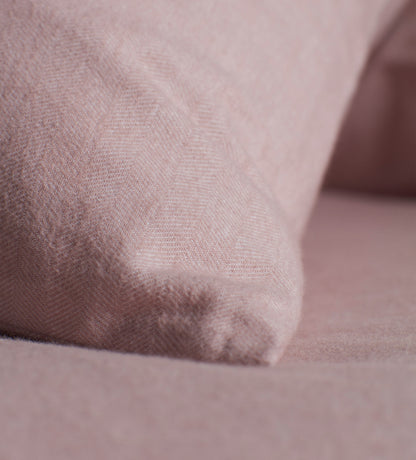 Vintage Rose Henry Brushed 100% Cotton Housewife Pillowcase