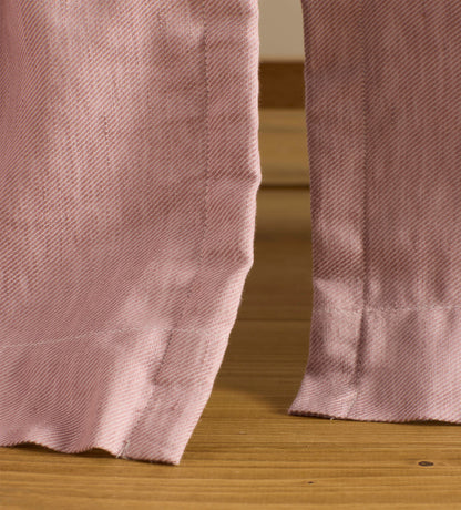 Vintage Rose Twill Blackout Curtain (Pair)