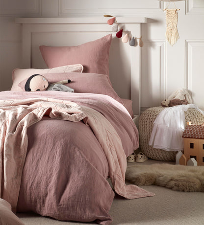 Vintage Rose 100% Linen Bed Linen