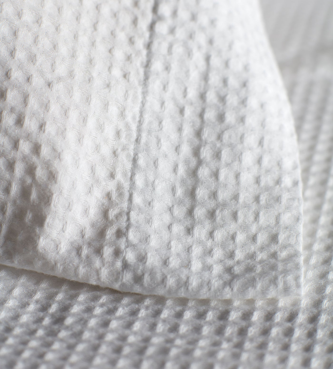 White Waffle 100% Cotton Bed Linen
