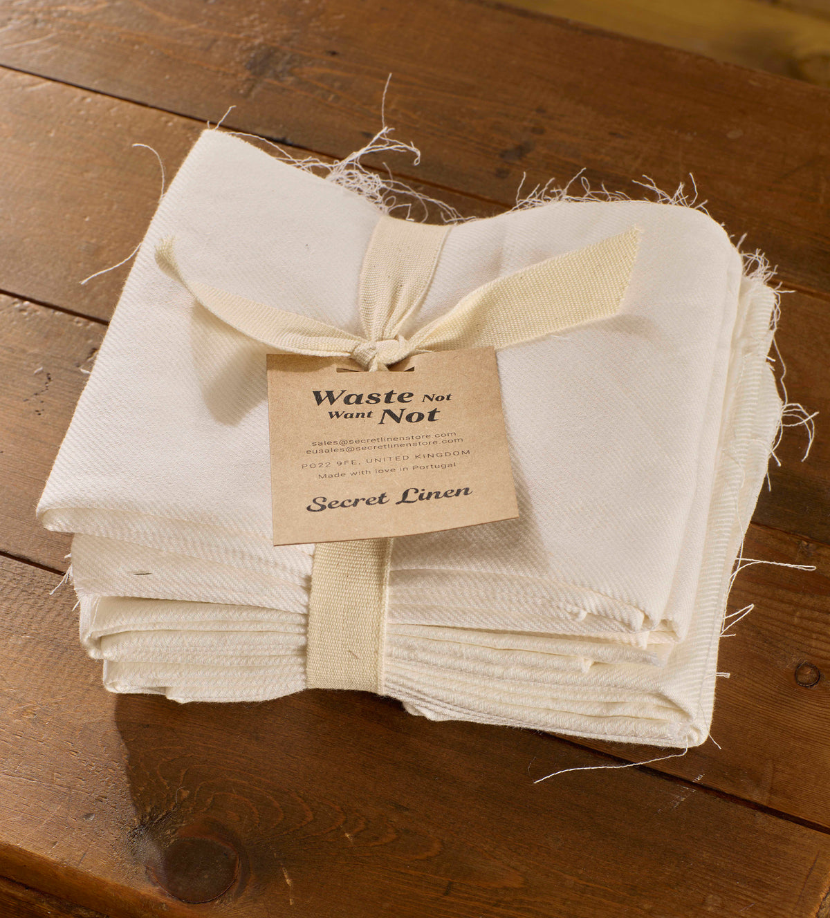 Off White Twill Waste Not Want Not Parcel