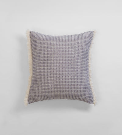 French Blue Willow Waffle 100% Cotton Cushion Cover