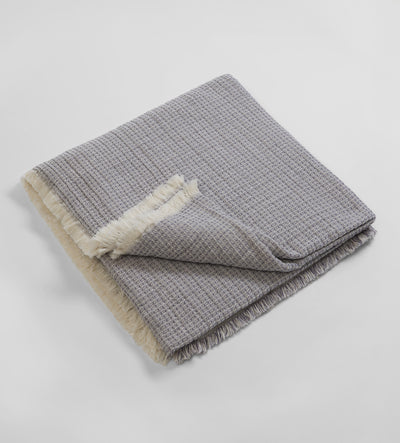 French Blue Willow Waffle 100% Cotton Throw