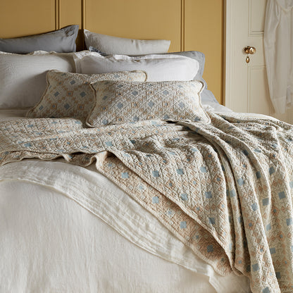 Pippa Patchwork 100% Cotton Quilted Cushion Cover
