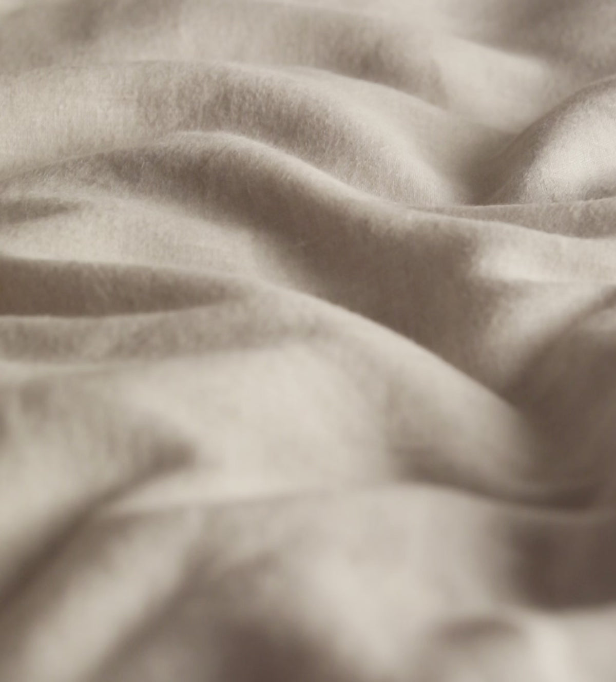 Natural Brushed 100% Linen Bed Linen
