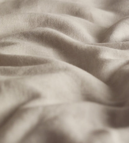 Natural Brushed 100% Linen Bed Linen