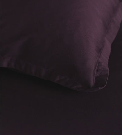 Aubergine Super Soft 100% Cotton Oxford Pillowcase