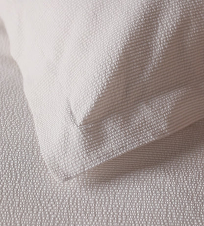 Natural Seersucker Stripe 100% Cotton Duvet Cover