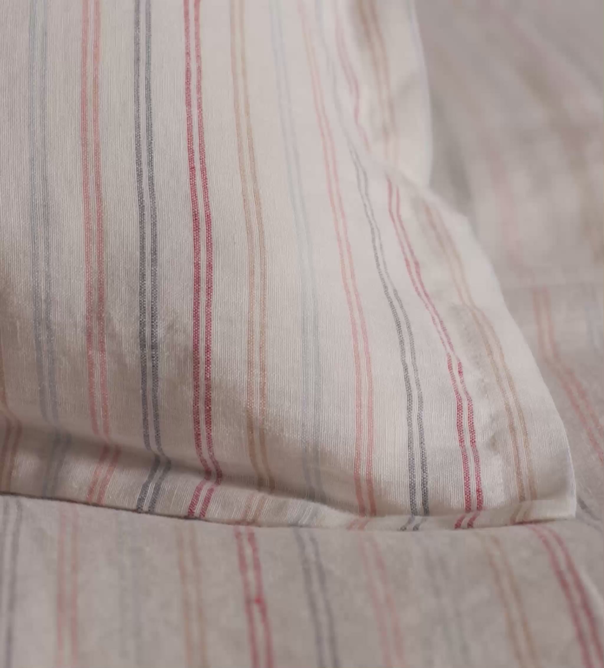 Olivia Stripe 100% Linen Bed Linen