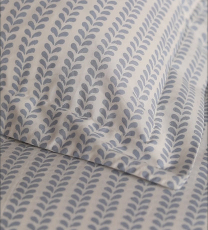 Molly Mahon Blue Bindi 100% Cotton Bed Linen