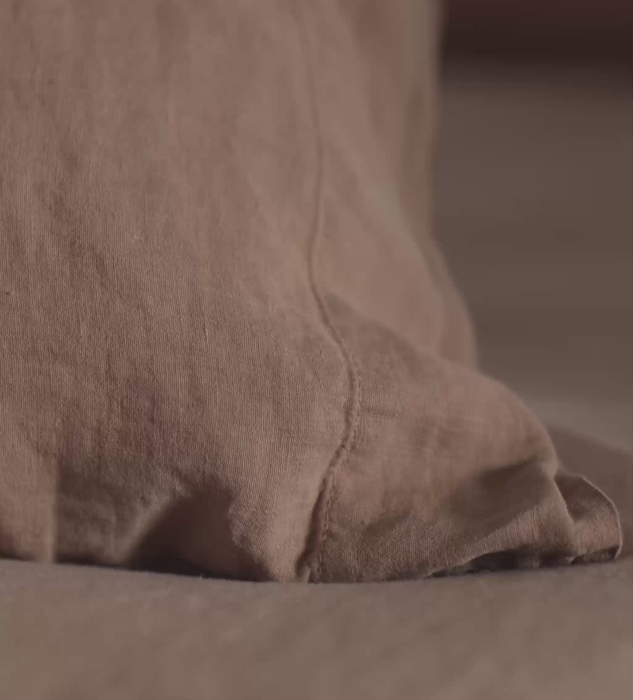 Almond 100% Linen Bed Linen