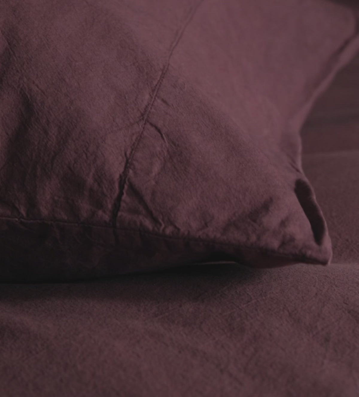 Plum Simply Organic Cotton Pillowcase
