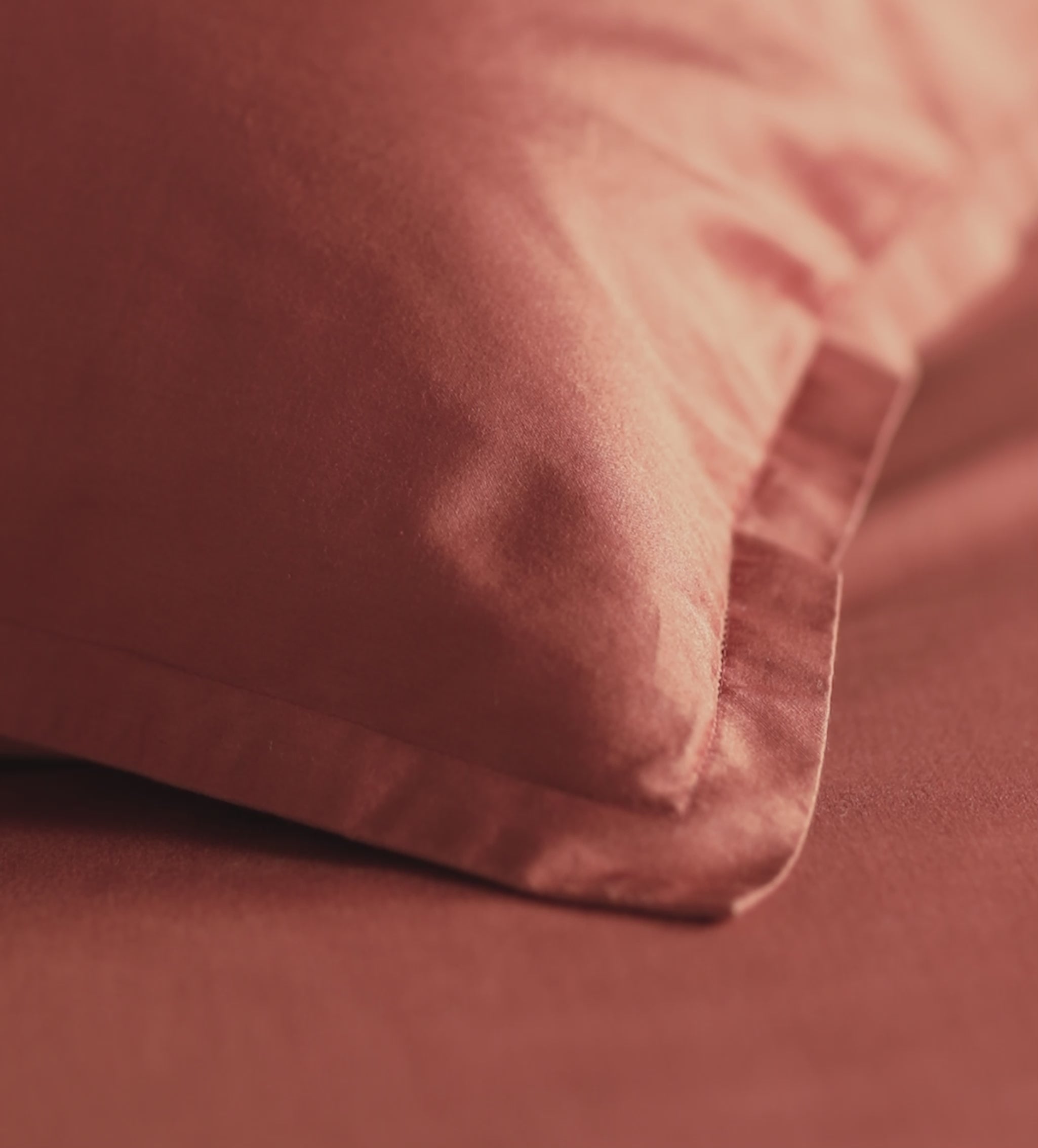 Terracotta Super Soft 100% Cotton Oxford Pillowcase