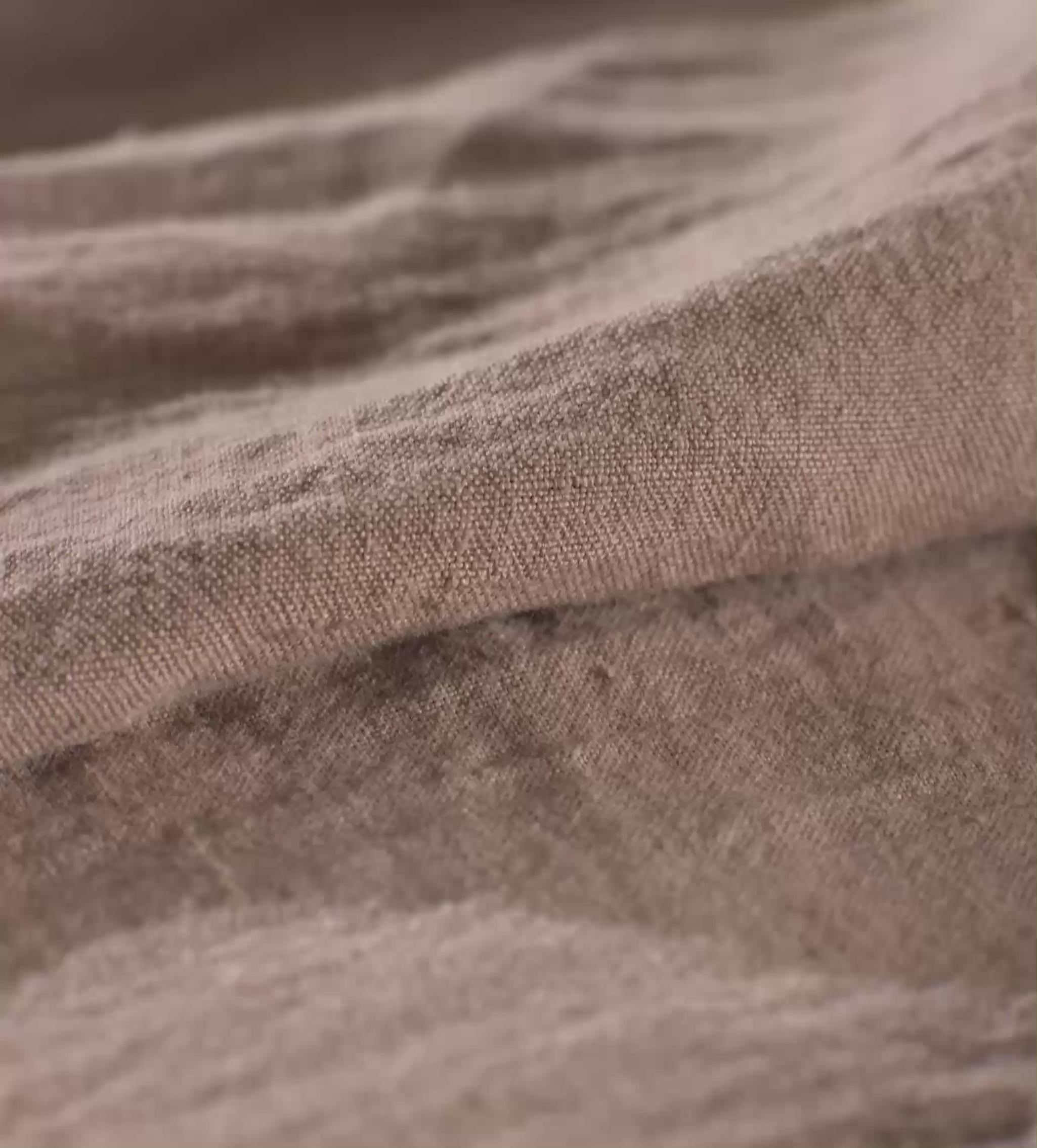 Almond 100% Linen Bed Linen