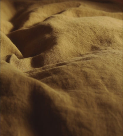 Bronze 100% Linen Bed Linen