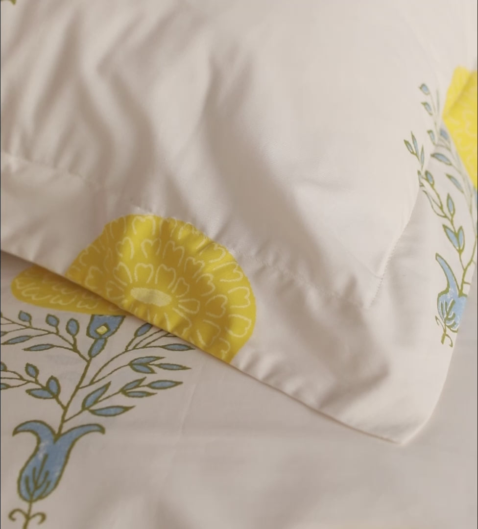 Molly Mahon Marigold 100% Cotton Duvet Cover