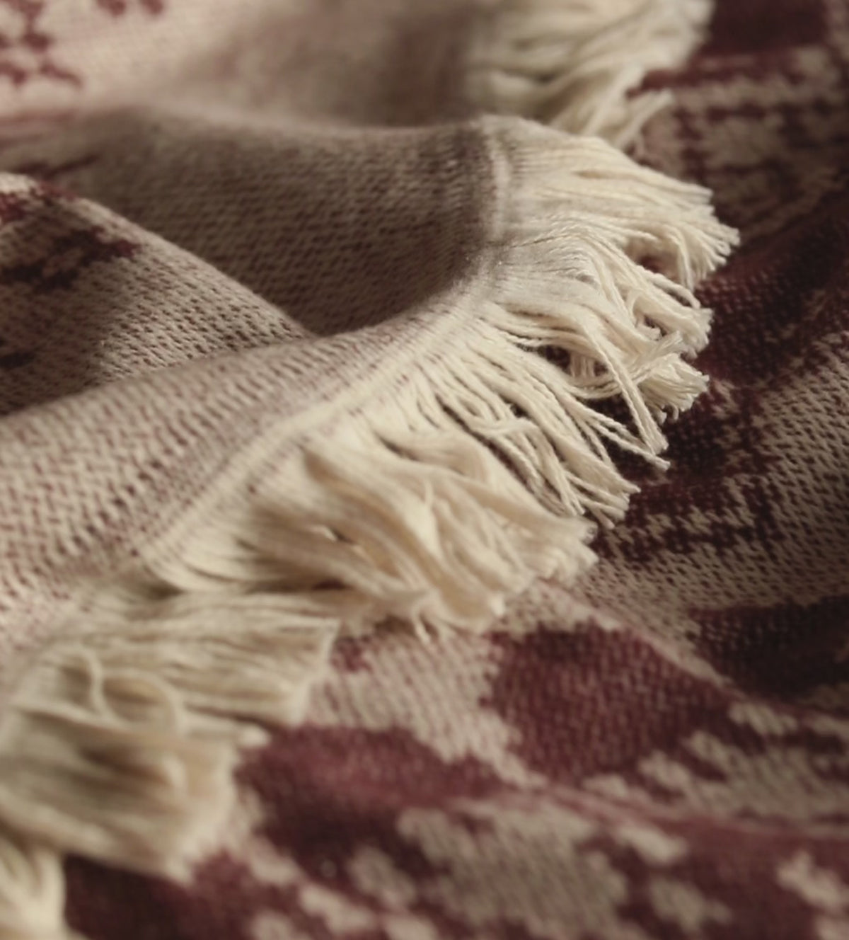 Isla Fair Isle 100% Cotton Throw