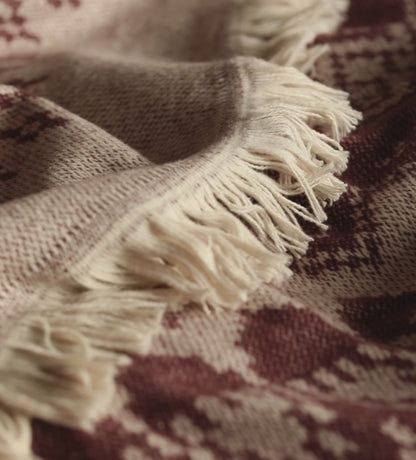 Isla Fair Isle 100% Cotton Throw