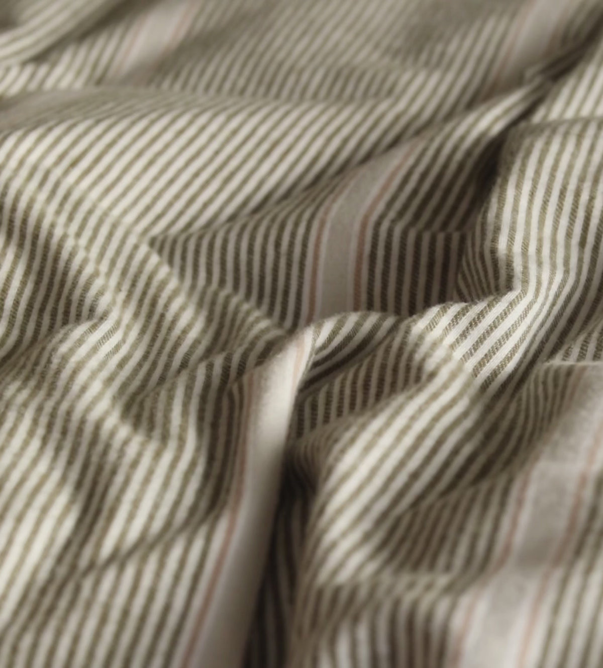Sally Stripe Brushed 100% Organic Cotton Bed Linen