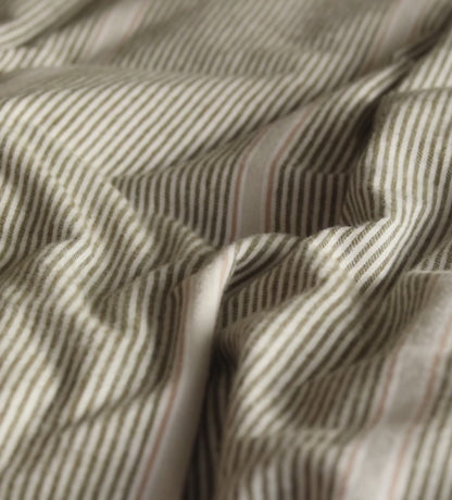 Sally Stripe Brushed 100% Organic Cotton Bed Linen
