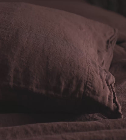 Cocoa 100% Linen Bed Linen