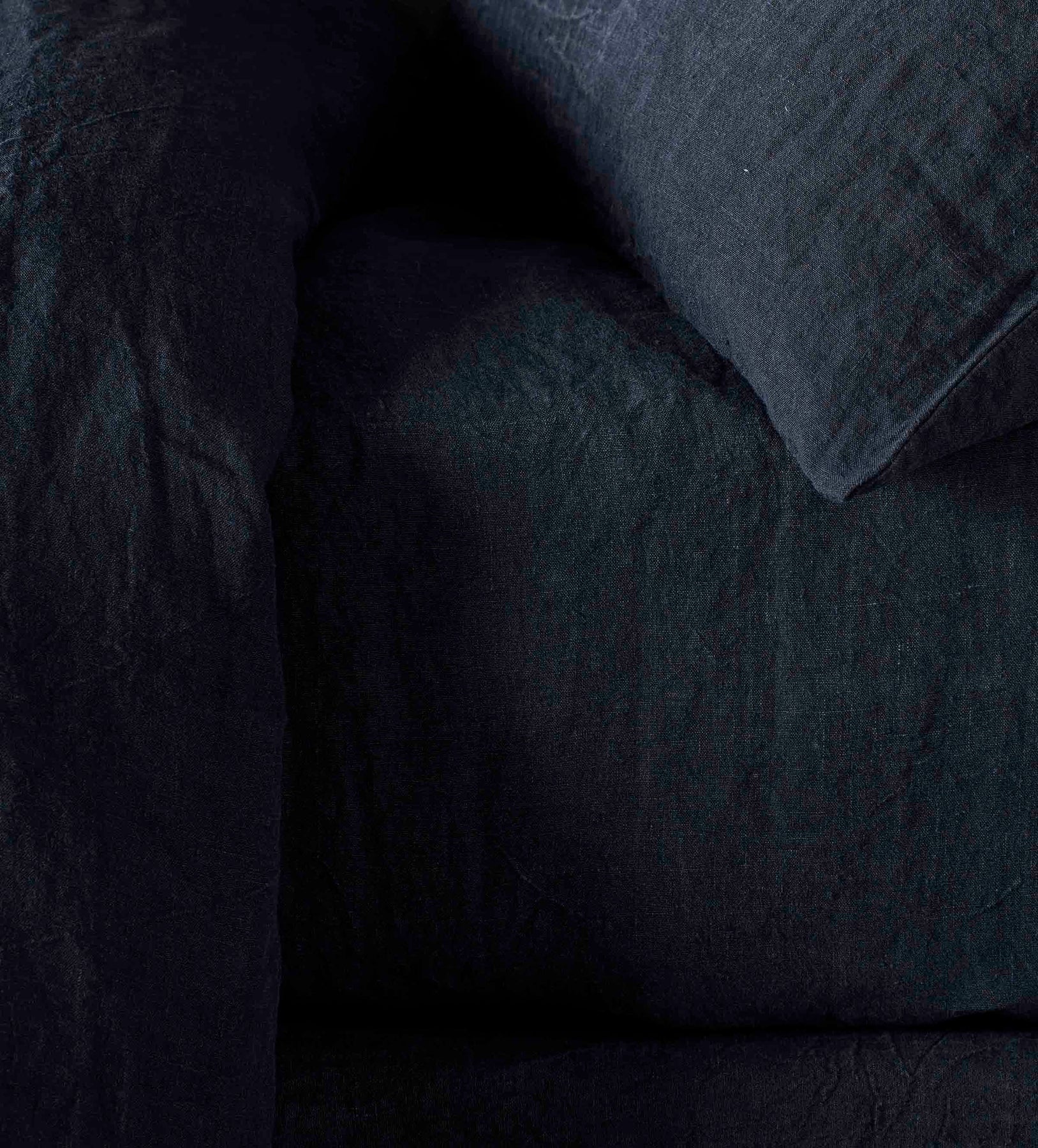 Black 100% Linen Bedding | Secret Linen Store