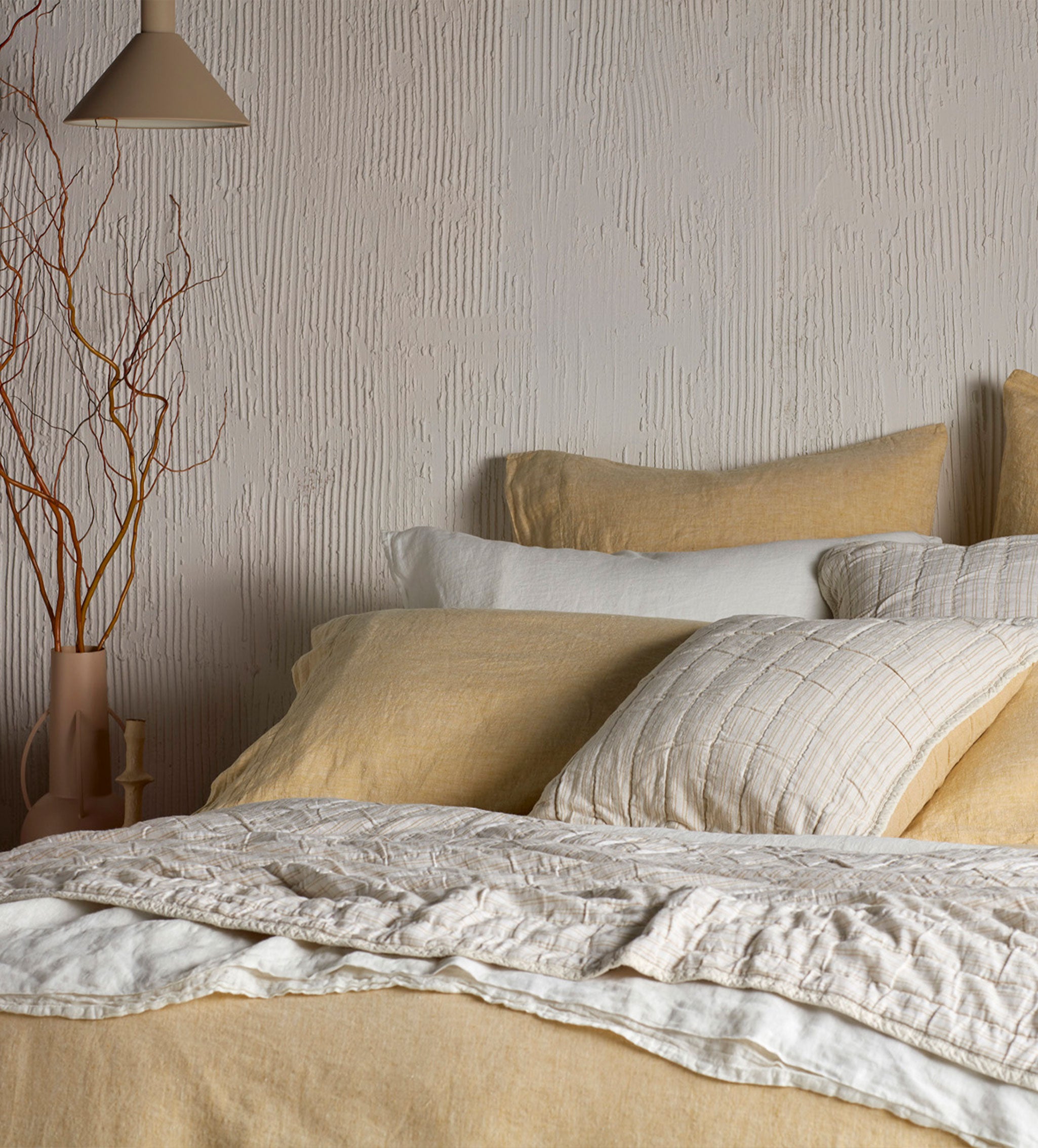 Buttercup 100% Linen Housewife Pillowcase