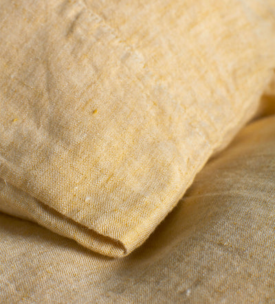 Buttercup 100% Linen Housewife Pillowcase