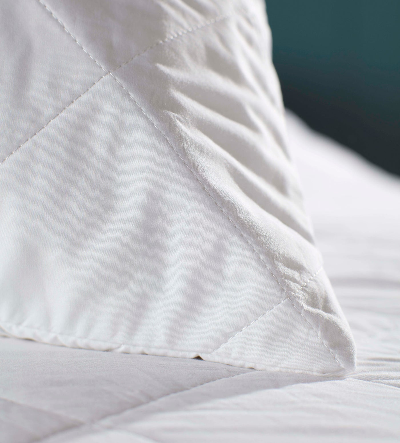 Comfy Cotton Pillow Protector Corner Detail