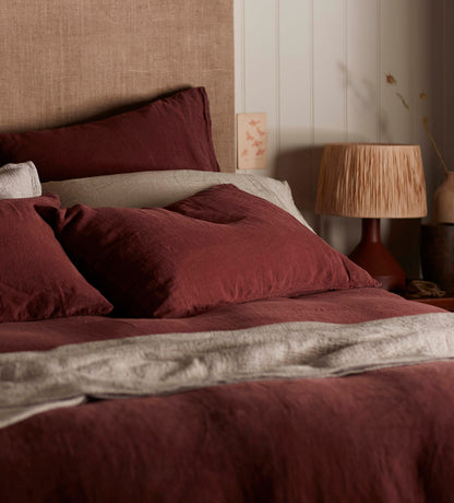CONKER LINEN PILLOWS