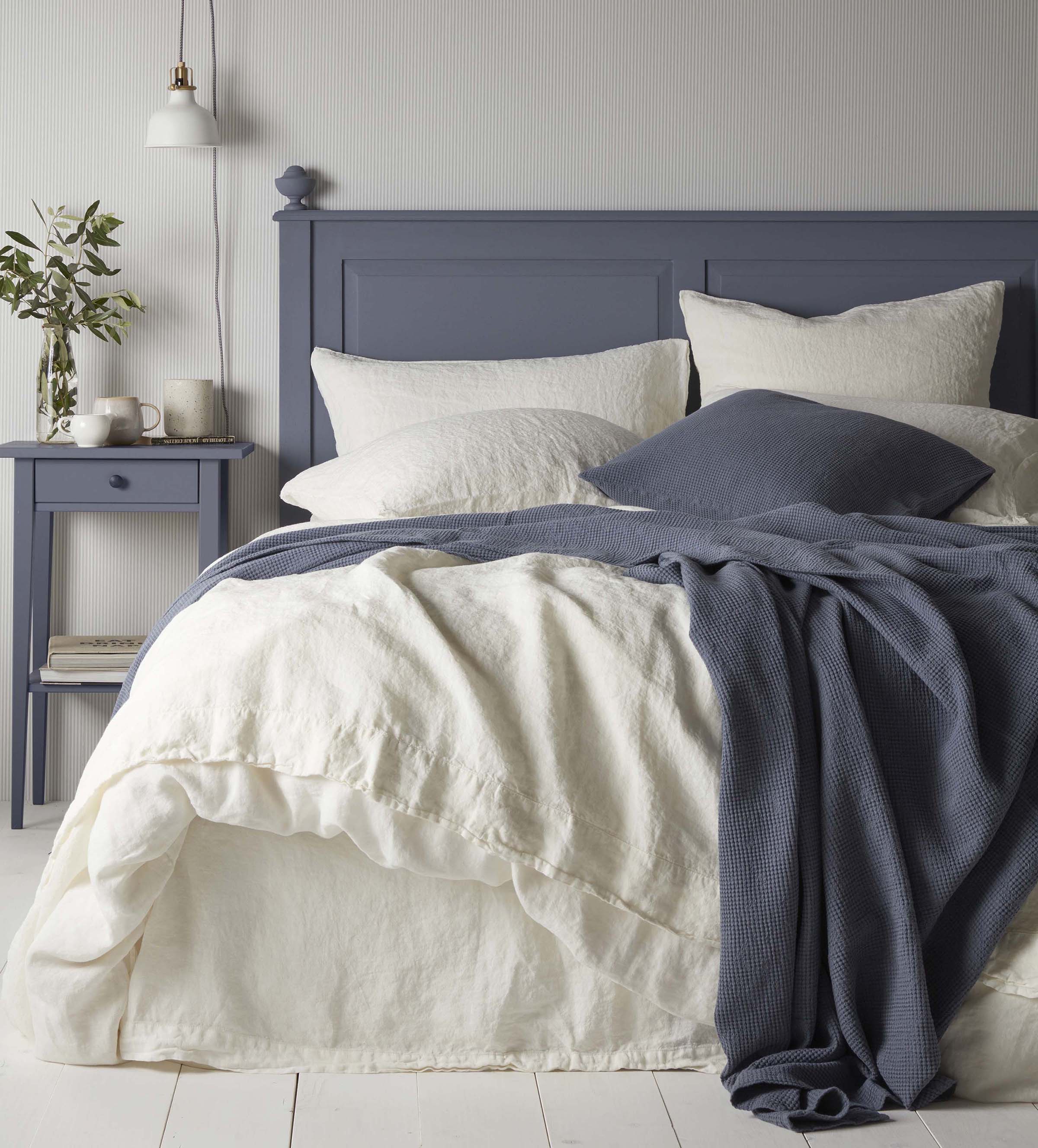 Cream 100% Linen Bedding