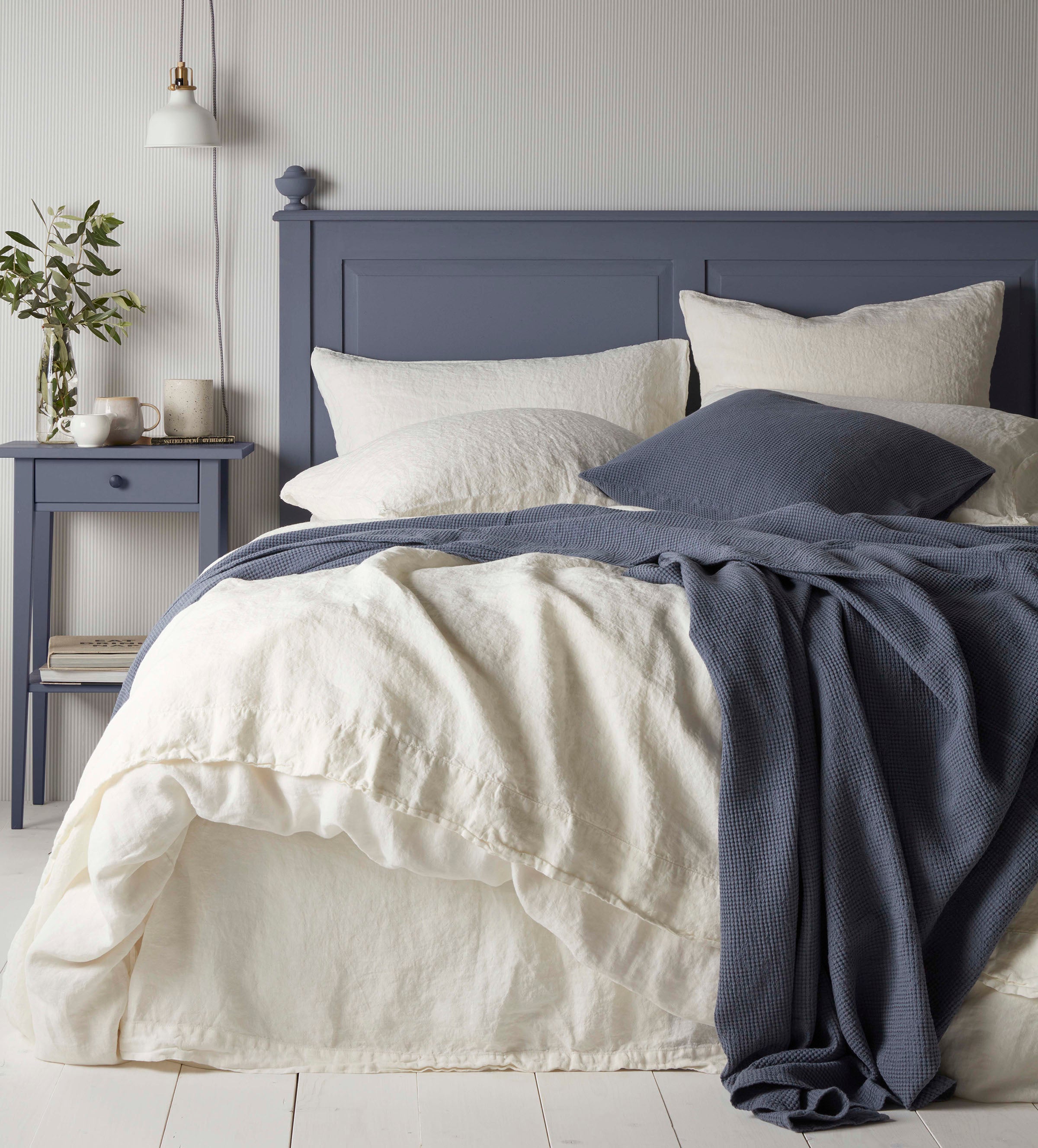 Cream 100% Linen Bedding