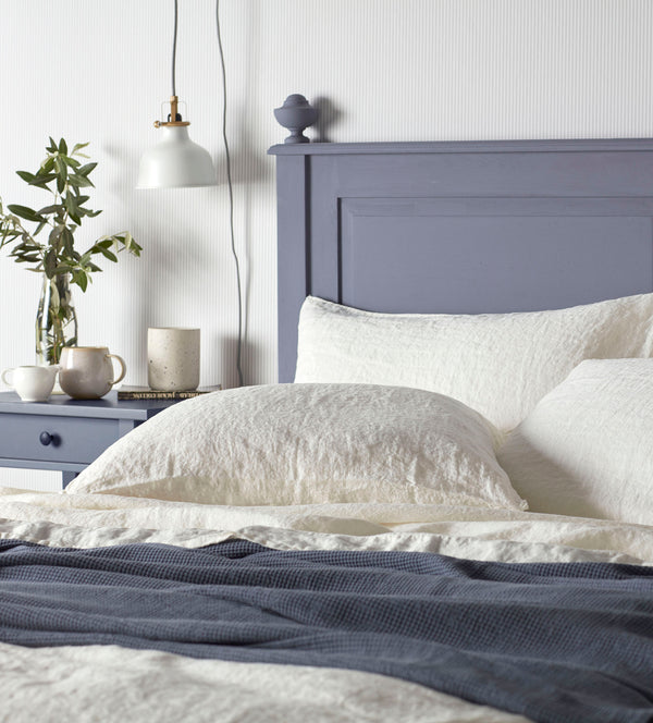 Cream 100% Linen Pillowcases
