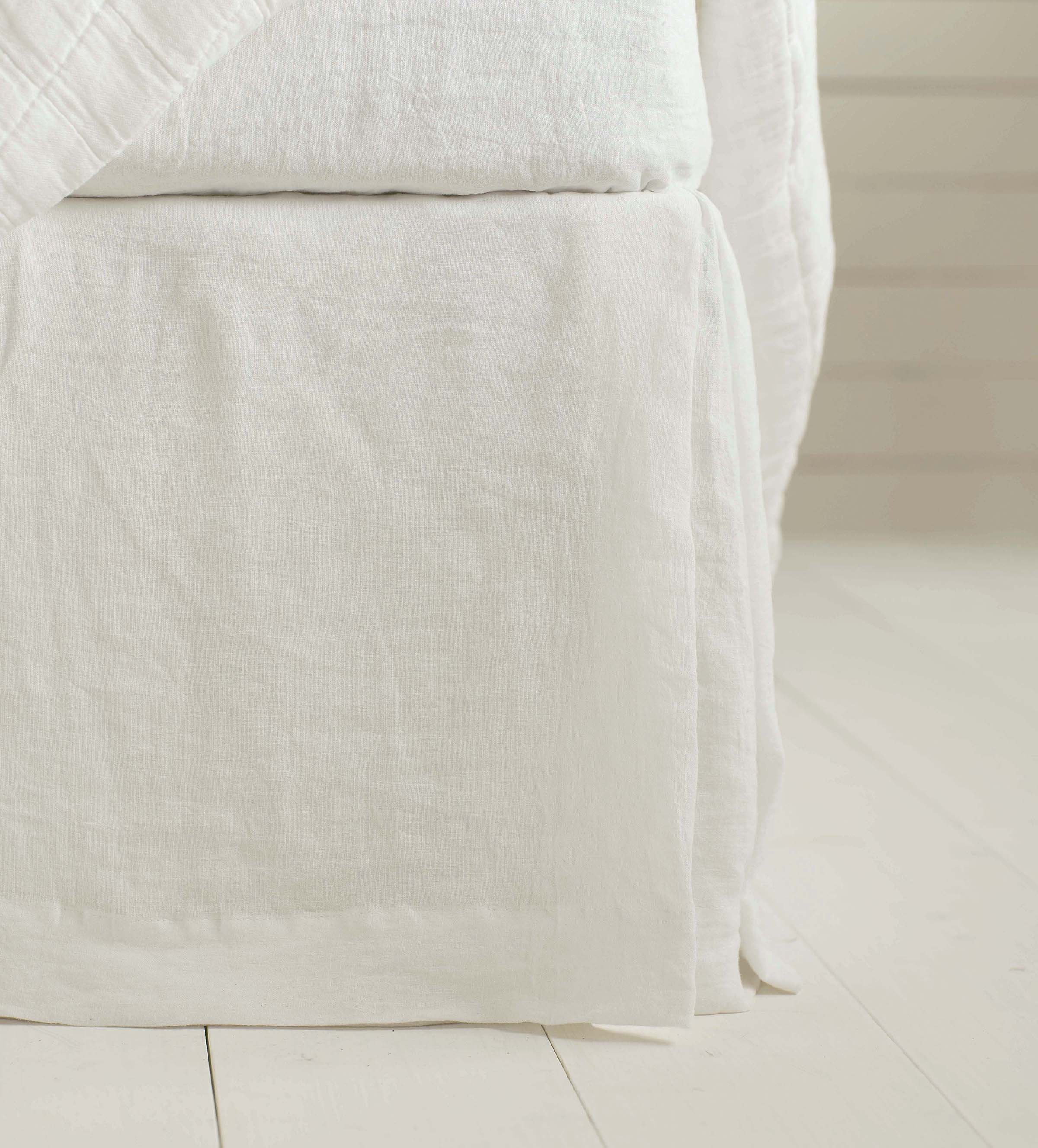 Cream 100% Linen Valance