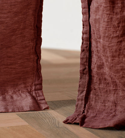Conker 100% Linen Bed Linen