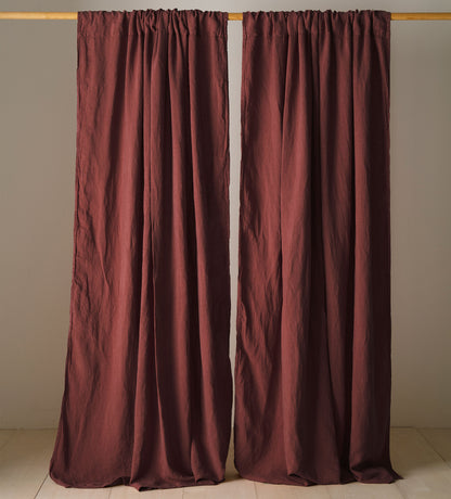 Conker 100% Linen Bed Linen