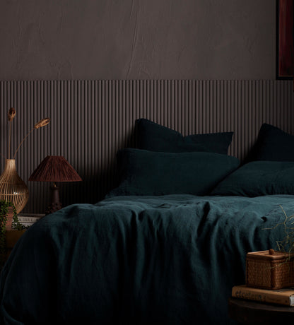 DARKEST SPRUCE LINEN BED LINEN PORT