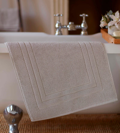 Dove Grey 100% Cotton Bath Mat