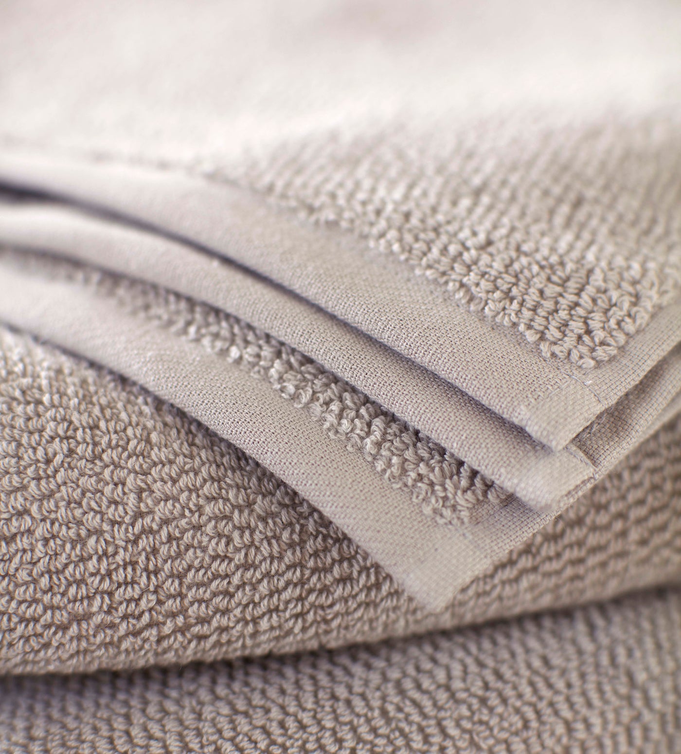 Dove Grey 100% Cotton Hand Towels