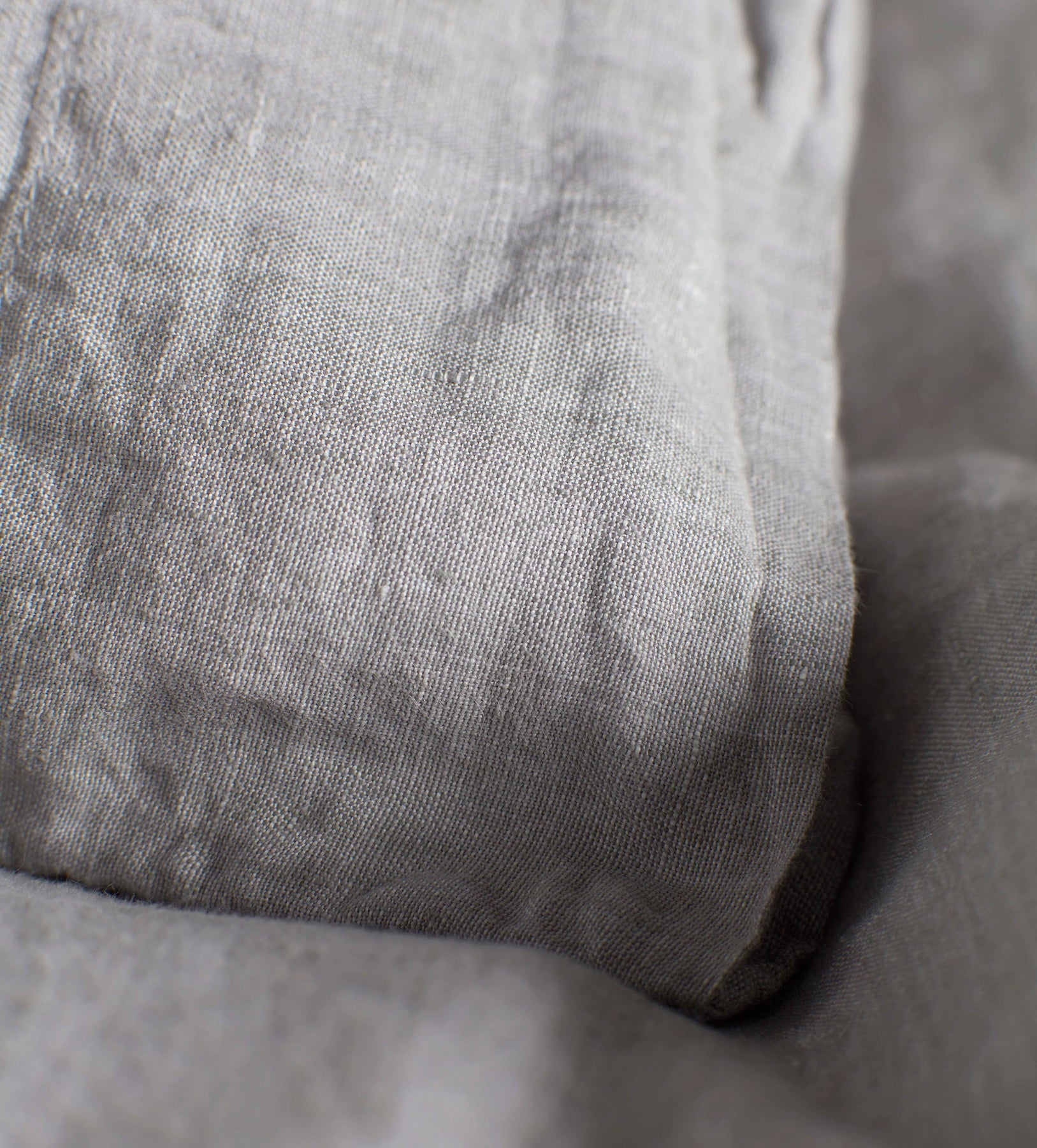 Flint Grey 100% Linen Duvet Cover | Secret Linen Store