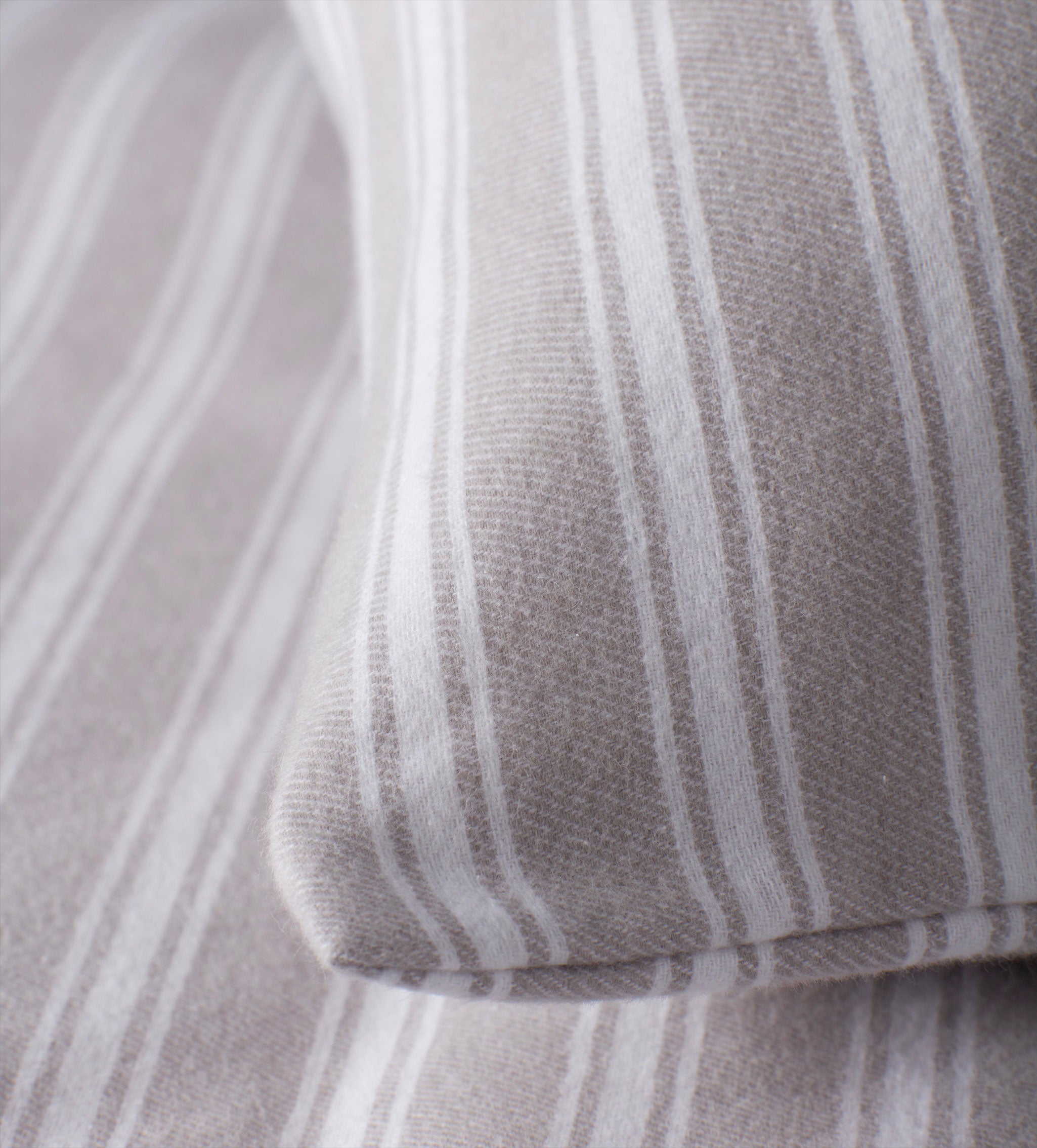 Grey Fred Brushed 100% Cotton Housewife Pillowcase